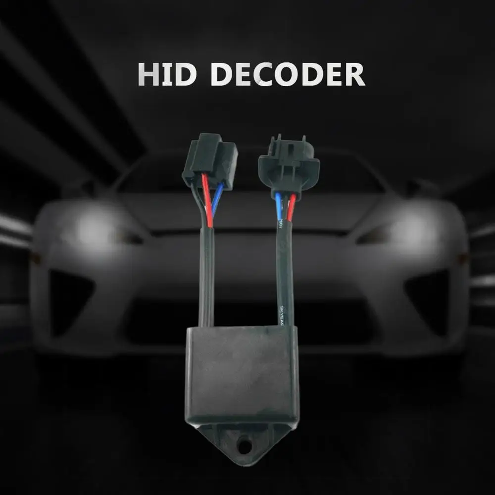 

LED Headlight Decoder H4 To H13 Fault Flicker Eliminate HID Filter HID fault decoder canceller Xenon lamp decoder