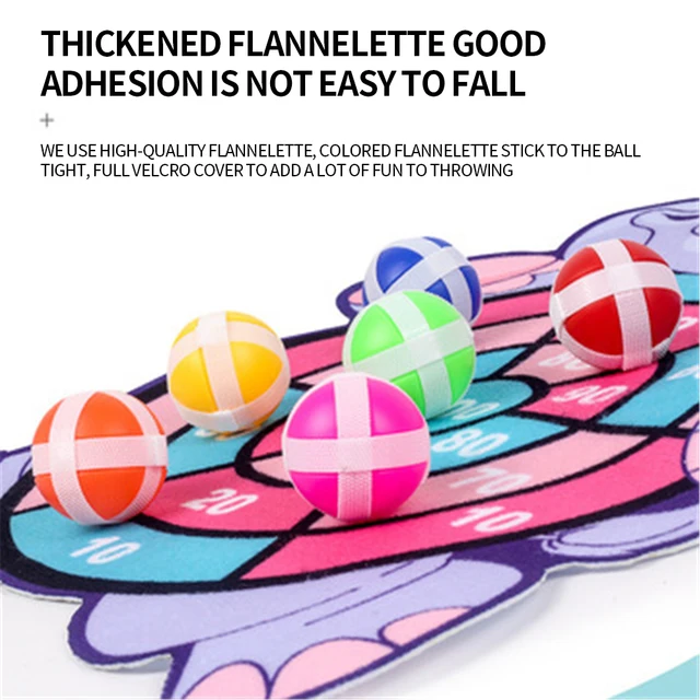 Target Sticky Ball Dartboard Creative Throw Party outdoor Sports indoor Cloth toys Educational Board games for kids Basketball 2