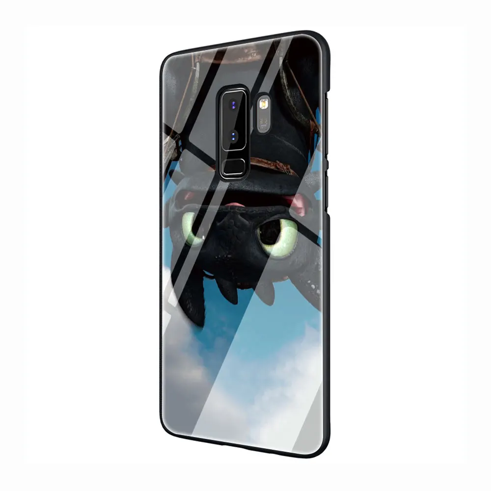 G1 Приручить дракона 2 закаленное Стекло Телефон чехол для Galaxy S7 edge S8 9 10 Plus, Note 8, 9, 10, A10 20 30 40 50 60 70 - Цвет: G1