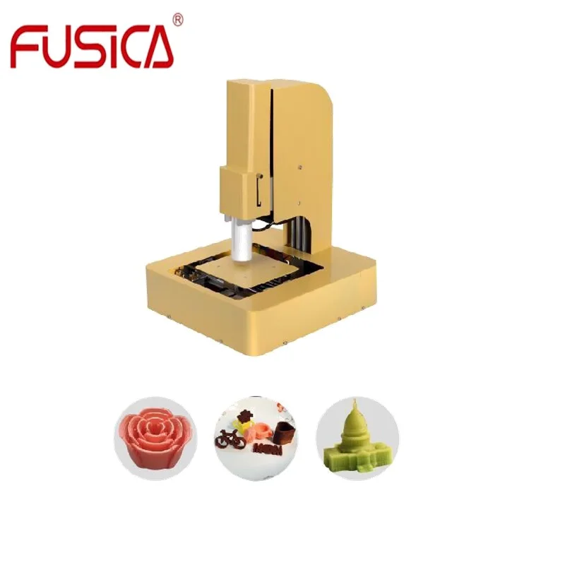 FUSICA шоколадный 3D принтер FDM пищевая печатная машина для салатного сыра Мун бобы