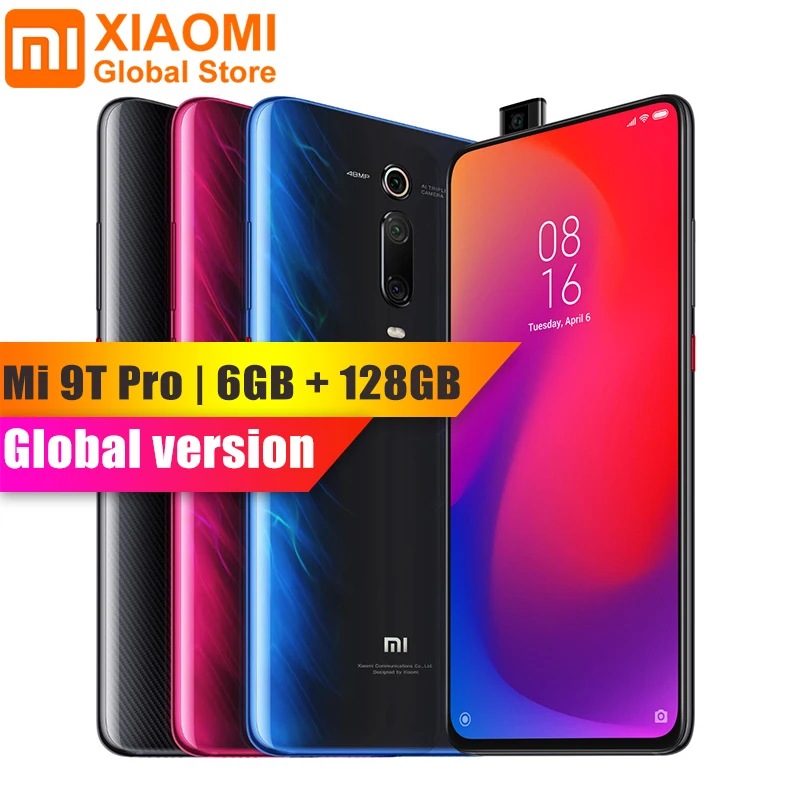 Новейшая глобальная версия Xiaomi mi 9T Pro(Red mi K20 Pro), 6 ГБ ОЗУ, 128 Гб ПЗУ, мобильный телефон Snapdragon 855, четыре ядра, камера 48 МП