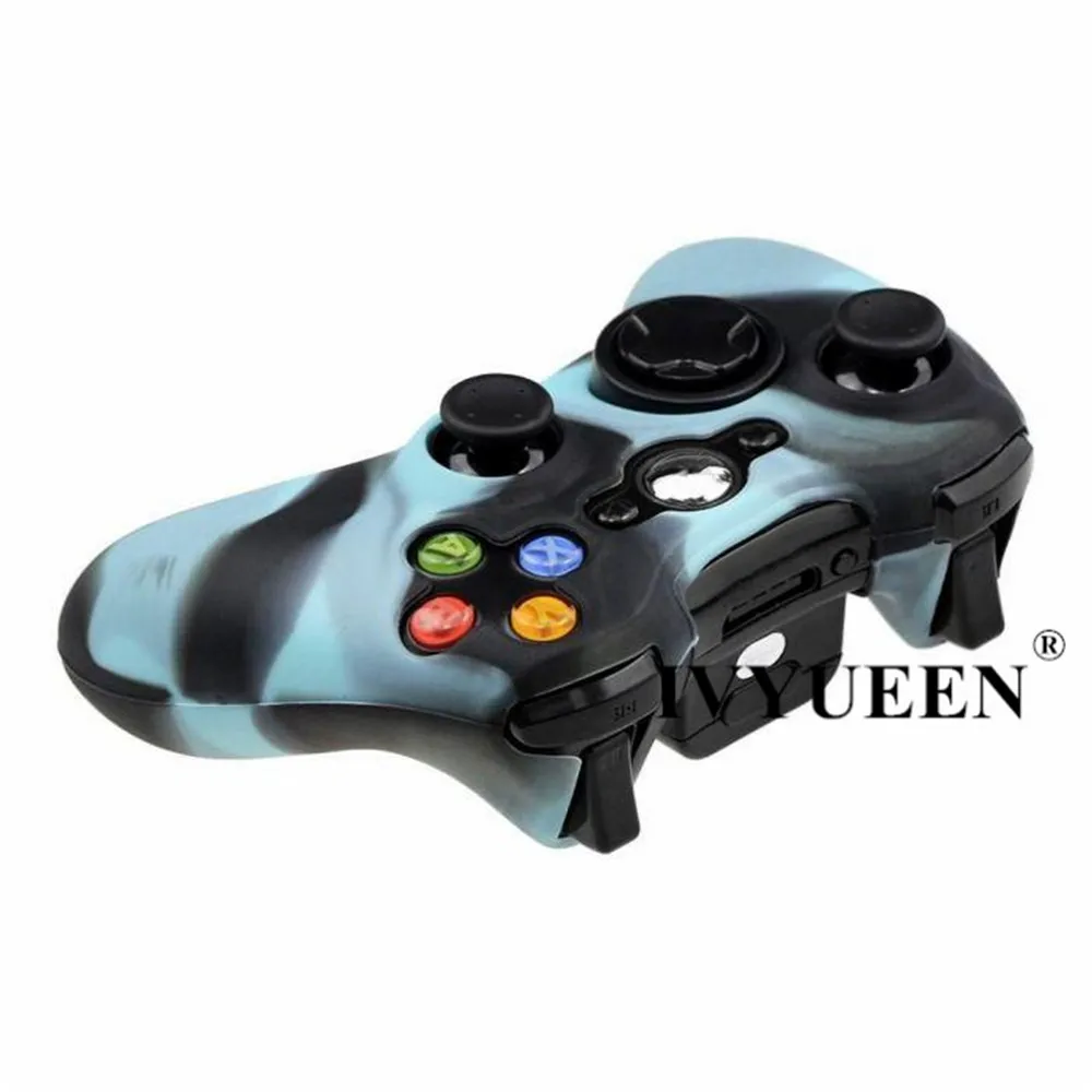 IVYUEEN 20 цветов мягкий силиконовый защитный чехол для microsoft Xbox 360 проводной/беспроводной контроллер аналоговые палочки крышки