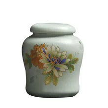 Чайная коробка, керамическая банка для хранения Tieguanyin, чайная посуда, контейнер, цветочный чай, Caddy, кофейные зерна, держатель, аксессуары, украшение