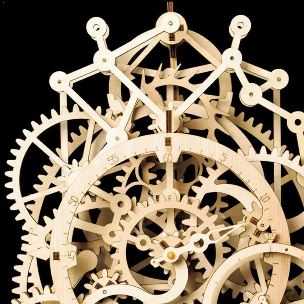 

Wooden 3d Three-dimensional Puzzle Toy Mechanical Transmission Model Assembling Hand-assembled Gift Wooden Creative Decorat E0R3