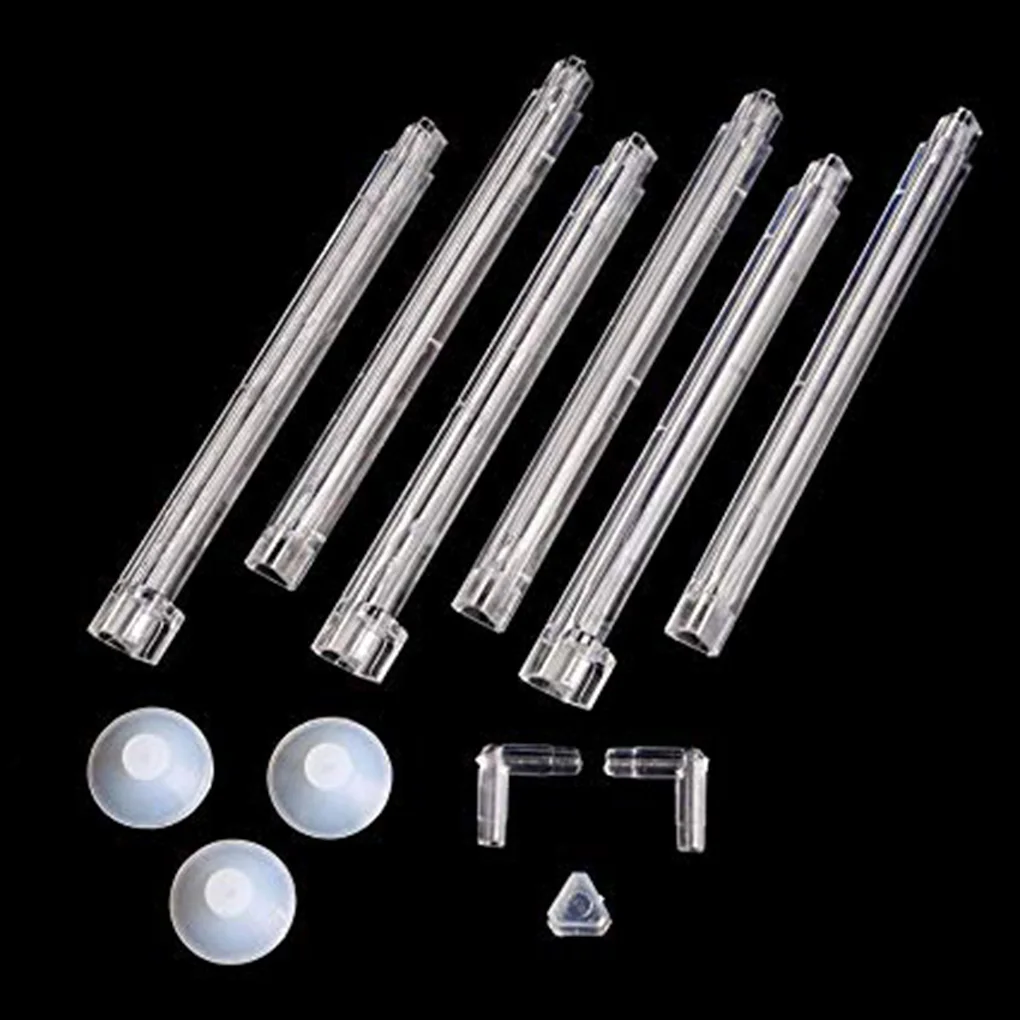 elenxs Plastic Air Curtain Set Aquarium Bubble Strips Fish Tank Air Vent Bubble Bar Release Diffuser Kit