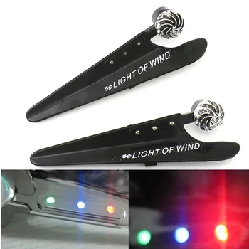

2Pc car light Wind Energy Running Lights 3 LED Daylight Headlight Lamp Car styling No Need External Power Supply Car Daytime