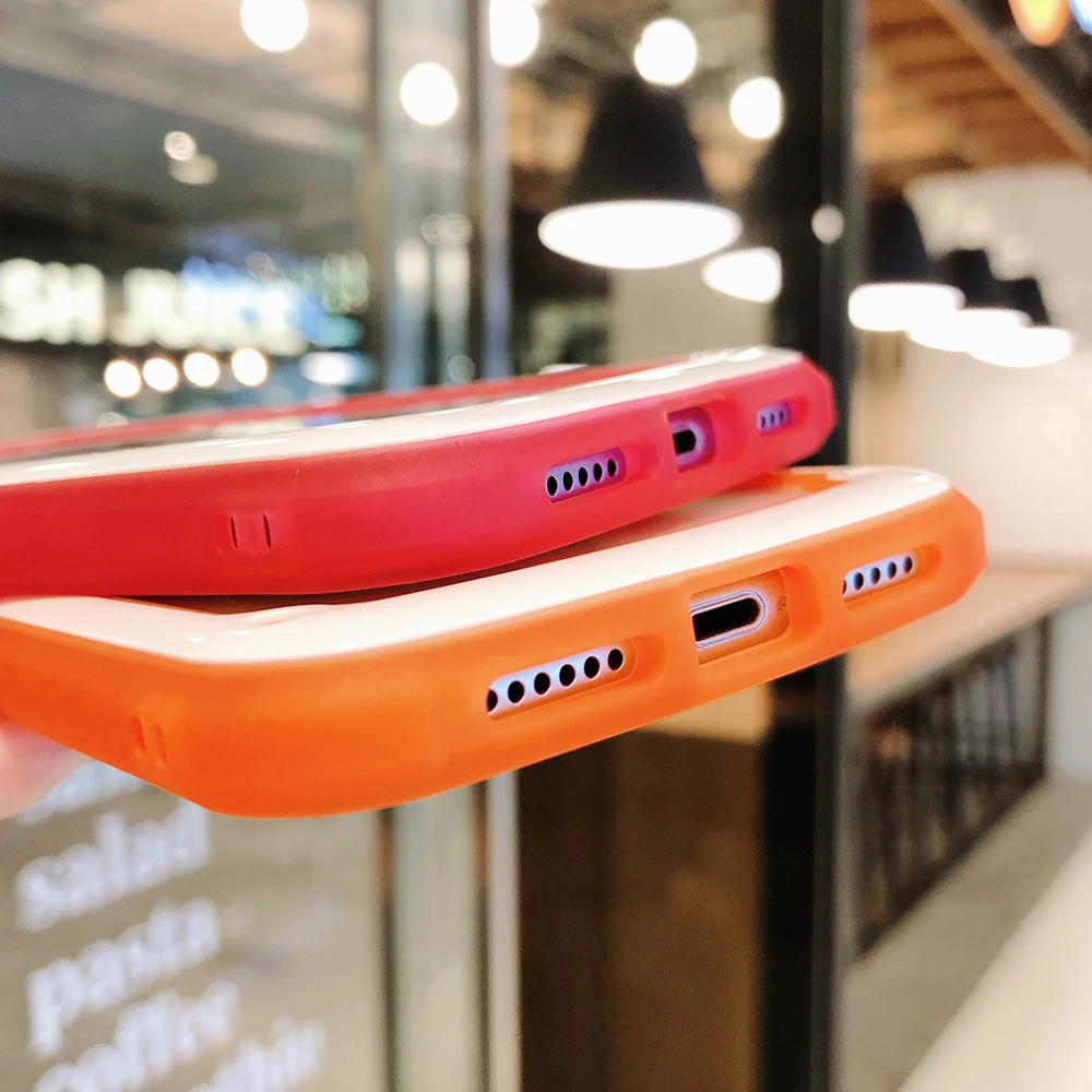 Чехол для телефона флуоресцентный цветной чехол iphone 11 Pro Max XR X XS 6 6s 8 7 Plus Роскошный