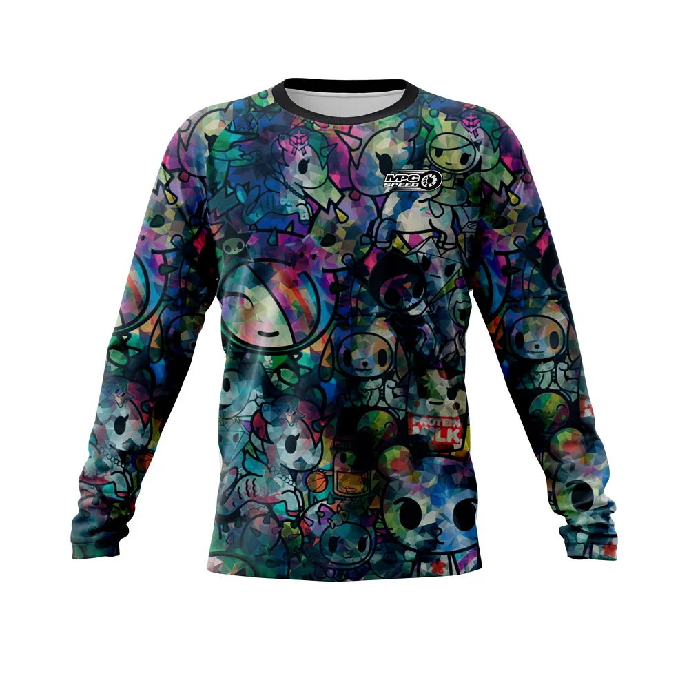 thumbnail image 1 of Maillot de manga larga para hombre, camiseta negra Mpc Speed Motocross, ciclismo todoterreno, Dirt Bike, ATV, MTB, DH Racing, 1 of 5