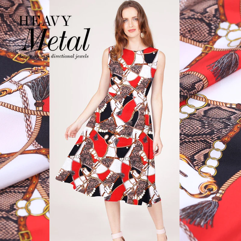 

110cm wide printed silk fabric meter digital inkjet crepe de chine silk fabric drapery shirt dress fabric wholesale silk cloth