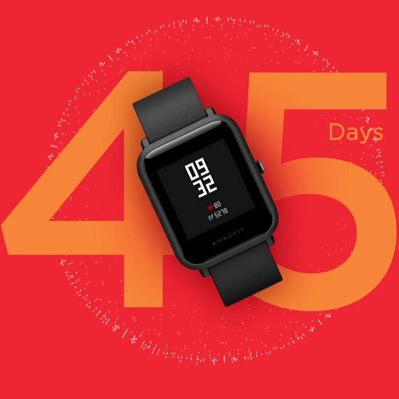 AMAZFIT BIP LITE глобальная версия Xiaomi Huami Смарт-часы 45 дней Срок службы батареи профессиональный водонепроницаемый Пульс Новое поступление