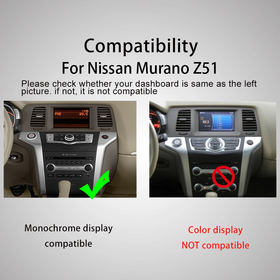 Android 9.0 Car Dvd Player For NISSAN Murano Z51 2009 2010 2011 2012 2013 2014 GPS Navigation Stereo BT AUX