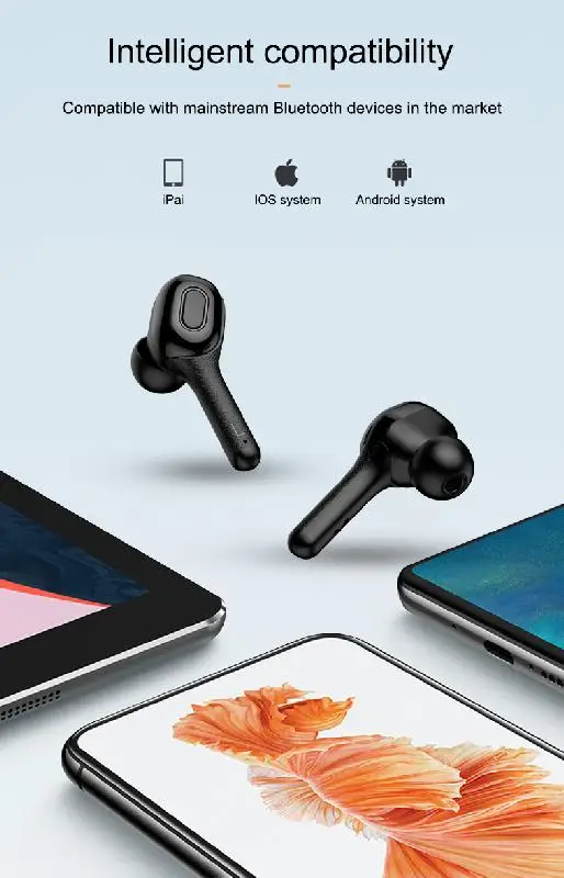 Erilles Bluetooth наушники беспроводные стерео звуковые спортивные переводчики