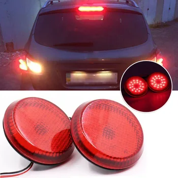 

Bulbs LED Lights Accessories Car Red Bumper Reflector For Scion xB iQ Sienna Corolla Qashqai