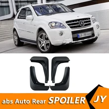 Para benz m-classe 2006-2011 mudflaps respingo guardas frente com a cor e lama traseira aleta para-lamas fender modificado especial