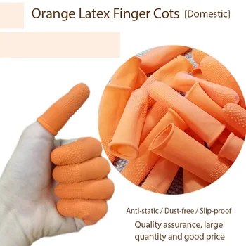 

100 Pcs Silicone Heated Finger Gloves Fingertip Non-slip Anti-finger Pain Finger Guard Protection Press Accessories