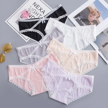 

Non-mark Pregnant Women's Underwear Cotton Crotch Antibacterial Low Waist Lace Breathable Early Pregnancy Women