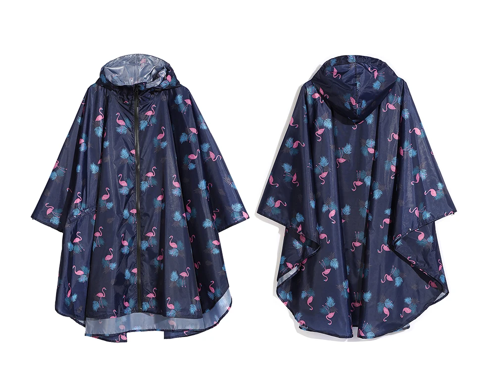 Women's Fashion Raincoat Waterproof Rain Poncho Cloak with Hood for Hiking Climbing and Touring waterproof raincoat