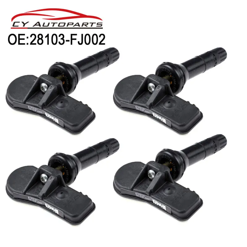 

Датчик давления в шинах для Subaru Forester Impreza, Justy, Legacy Outpack, Trezia WRX, XV 28103-FJ002, 28103FJ002, 4 шт.