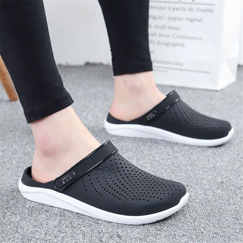 2020 унисекс тапочки на плоской подошве Уличные дышащие женские и мужские пляжные