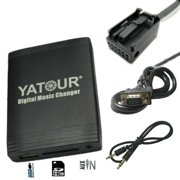 CITROEN Series With RD4 Radio YATOUR Car Digital Music Changer USB SD MP3 For PEUGEOT 