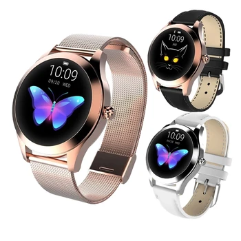 

KW10 2020 Smart Watch IP68 Waterproof Women Lovely Bracelet Heart Rate Monitor Sleep Monitoring Smartwatc Smart Wristband