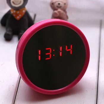 

Led Small Alarm Clock Creative Student Children Simple Bedside Alarm Clock Electronic Digital Wekker Home Decoration DD60AC