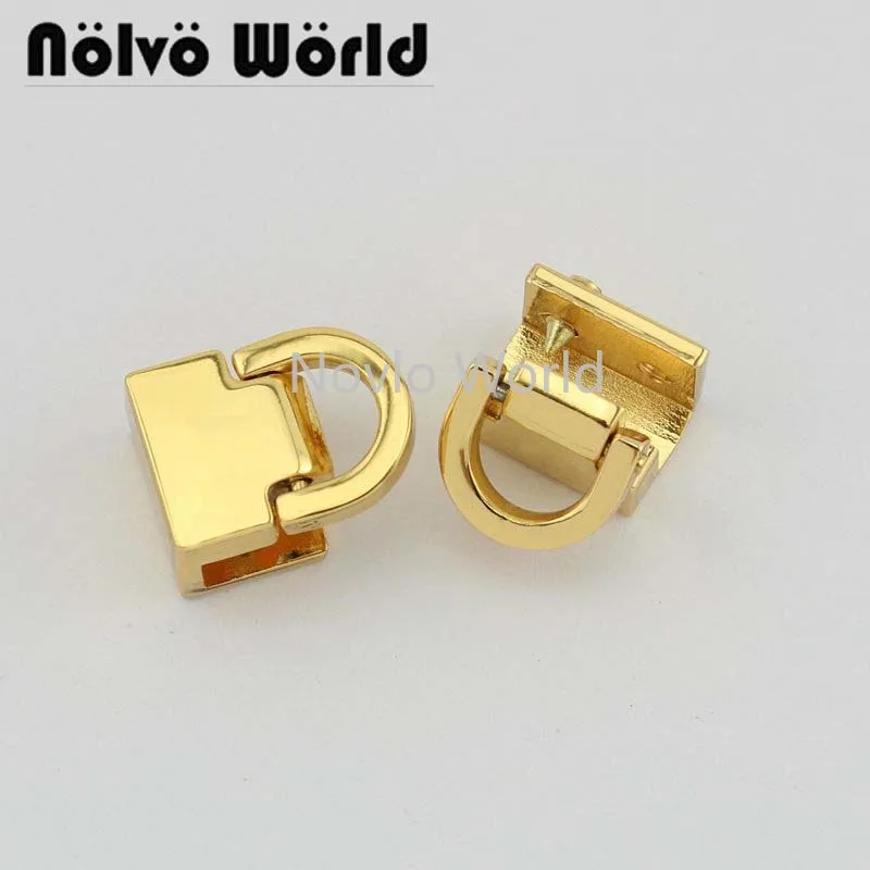 

6 pieces, small quantity high-grade straps lateral connection ring handbag hook bags handbags hardware accessories