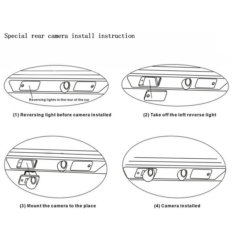 Car Reversing Rear View Camera For Mazda Cx5 Cx-5 Cx-7 Cx7 M6