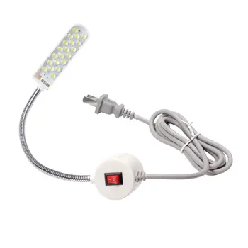 

New 2W 30LED Portable Sewing Machine Light LED Night Light Magnetic Mounting Base Gooseneck Lamp for All Sewing Machine Lighting