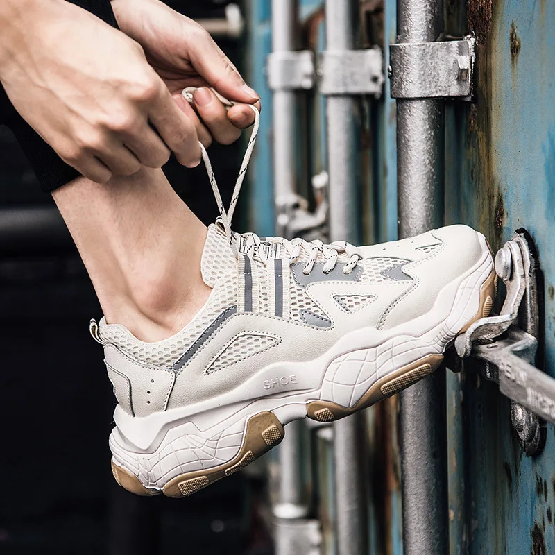 

INS Super Hot Online Celebrity Coconut 800 Dad Shoes Mixed Colors Casual Sporty Thick Bottomed MEN'S SHOES