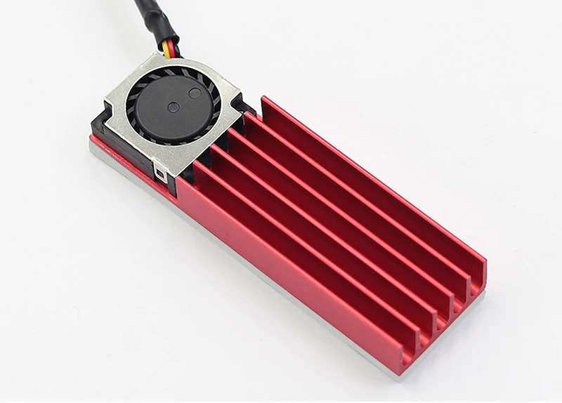 H1111Z вентилятор NVME NGFF M.2 радиатор 2280 SSD металлический лист теплопроводность Кремниевая пластина Вентилятор охлаждения Радиатор