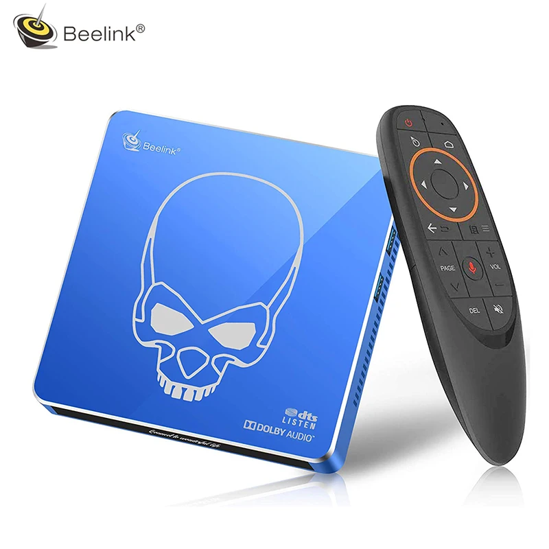 Beelink GT-King Pro S922X-H Android 9,0 Smart tv BOX 4 Гб 64 Гб Amlogic BT 4,1 2,4 ГГц+ 5,8 ГГц Hi-Fi RS232 без потерь звук ТВ коробка