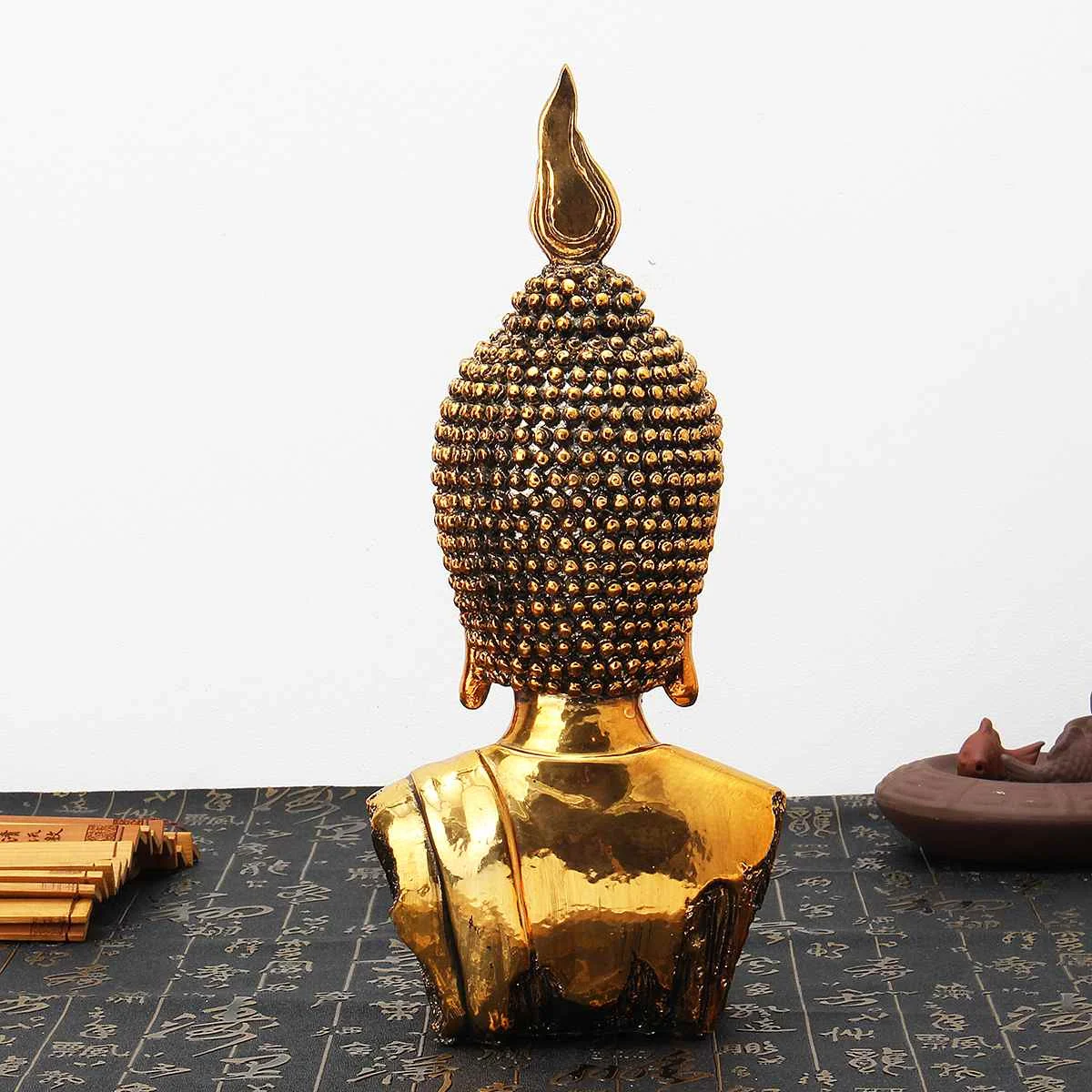 NEW Buddha Statue Resin Thailand Buddha Sculpture Hindu Fengshui Figurine Meditation Miniature Home Decor