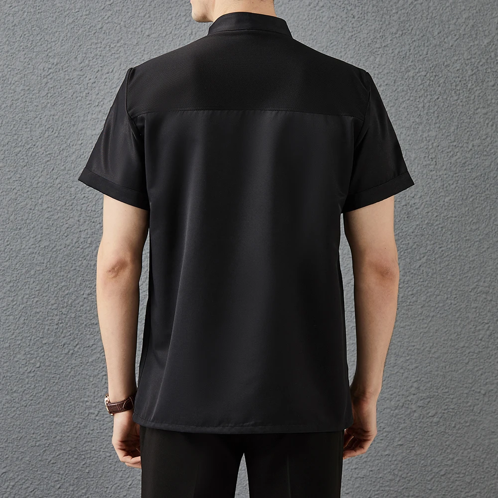 New Chef Clothes Uniform Restaurant Kitchen Cooking Chef Coat Waiter Work Jackets Professional Uniform Overalls Outfit