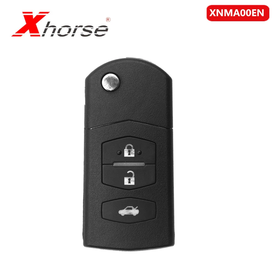 

Xhorse VVDI2 for Mazda Style Flip 3 Button XNMA00EN Wireless Universal Remote Key for VVDI Key Tool English Version 1 Piece