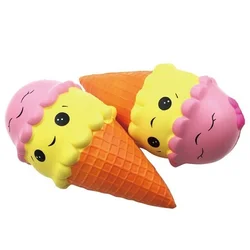 Squishies Jumbo à montée lente, mignon Kawaii, cône de crème glacée, jouets parfumés de décompression 