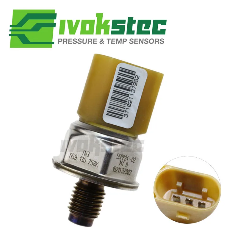 Originale Sensore Di Pressione Rail Drucksensor Per Audi A4 A5 A6 C6 Q7 Phaeton Touareg 3.0 059130758 K 55Pp24-02