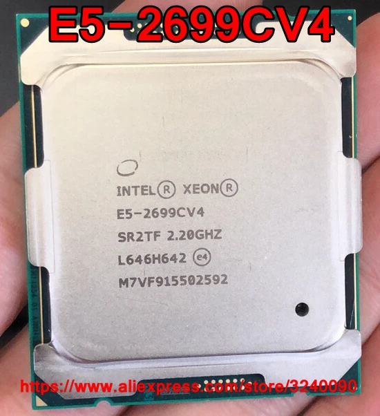

Intel ЦП Xeon E5-2699CV4 SR2TF 2,20 ГГц 22-ядерный 55M Φ V4 процессор E5 2699CV4 Бесплатная доставка E5 2699C V4