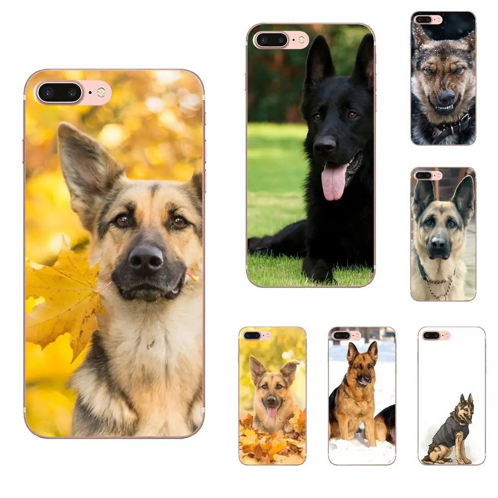 

Soft Pattern For Huawei Honor Nova Note 5 5I 8A 8X 10 Pro 9X For Moto G G2 G3 G4 G5 G6 G7 Plus German Shepherd Dog