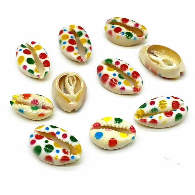 Multicolor Natural Shell Loose Spacer Beads 10-20mm Oval Beaded For Jewelry Charm Necklace Bracelet Accessory #ZZ04