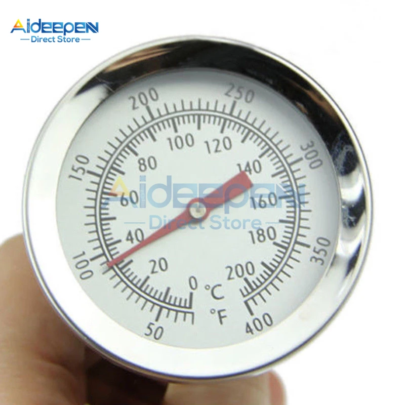 Thermomètre à sol en acier inoxydable, sonde longue de 500mm, lecture  instantanée-10-100 ℃/0