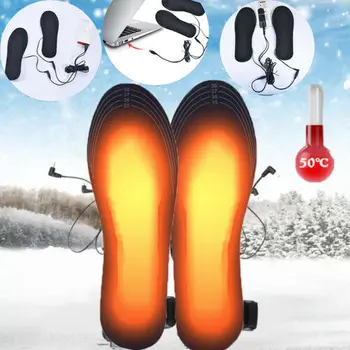 

Limit 100 Electric Heated Shoe Insoles Warm Socks Feet Heater USB Foot Winter Warmer Pads