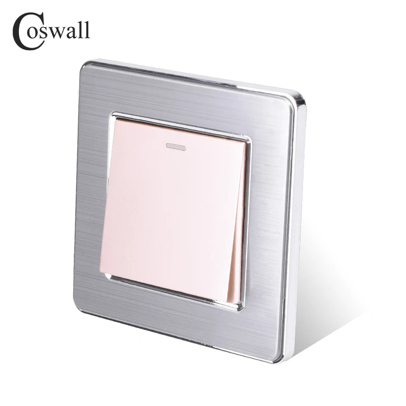 Coswall 1 Gang Way рокерный светильник настенный выключатель вкл./выкл. панель из
