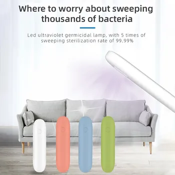 

Portable Uv Sanitizer Light Hand-held Ultraviolet-sterilizer Light Fast Effective Led Ultraviolet Lamp Bactericidal Lamp Home