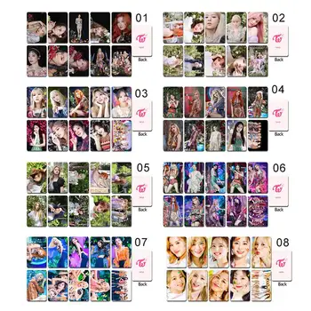 

10PCS/Set KPOP TWICE MORE & MORE 9th Mini New Album Double Side Photo Card Self Made LOMO Card Photocards For Fans Gift