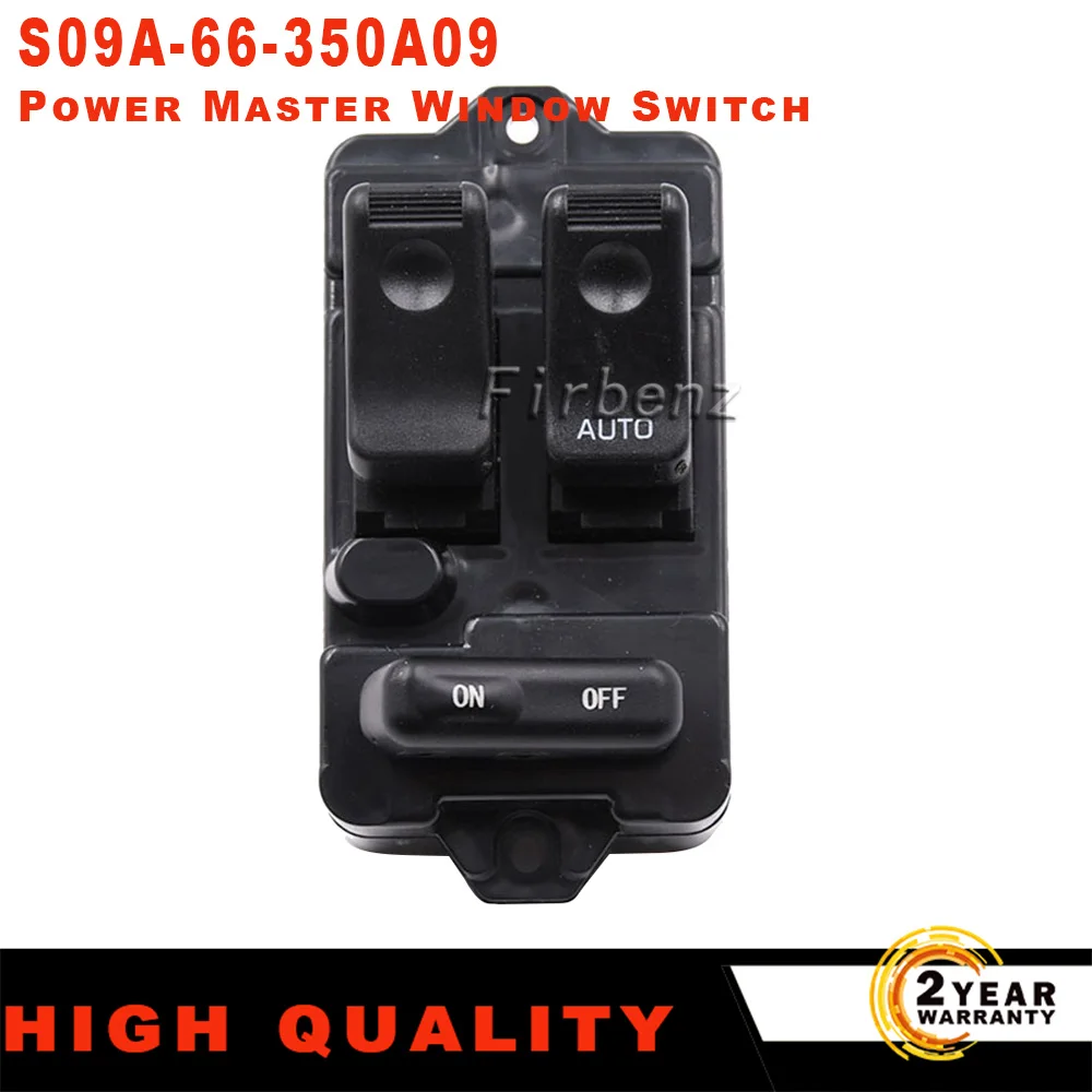 Переключатель Стеклоподъемника передний правый для Mazda Bongo 323F 1994-1998 S09A-66-350A09 |