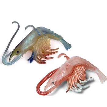 

Lobster Sea Life Animal Mode Figures Figurines Toys Rubber Simulation Marine Organism Shrimp Gift For Kids/Children