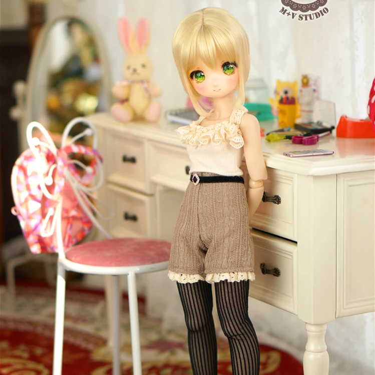 Bjd Кукла одежда пальто свитер Штаны Носки костюм для MDD 1/4, осенне-зимняя одежда милое платье мягкого плюша; аксессуары для куклы