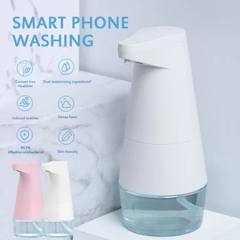 

Gel Type 350ml Auto Infrared Sensor Touchless Foam Liquid Soap Dish Dispenser Automatic Washing Soaper Hand Sanitizer Foamer