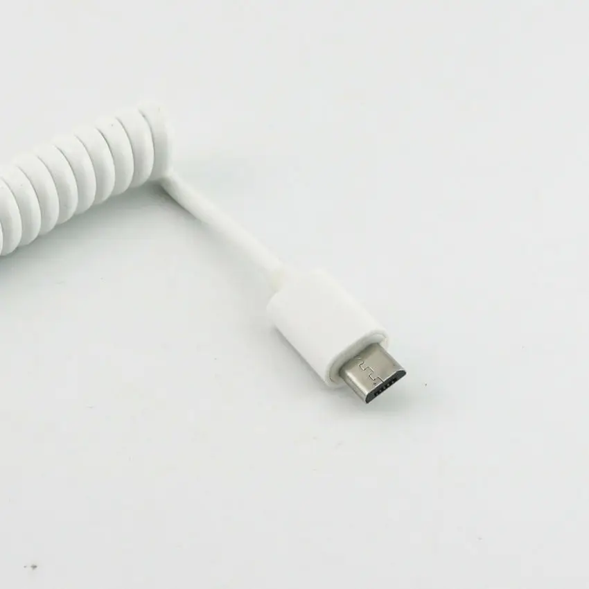 2 шт. Кабель адаптер Micro USB B 5 Pin к штекер спиральный 3 фута|Кабели передачи данных| |